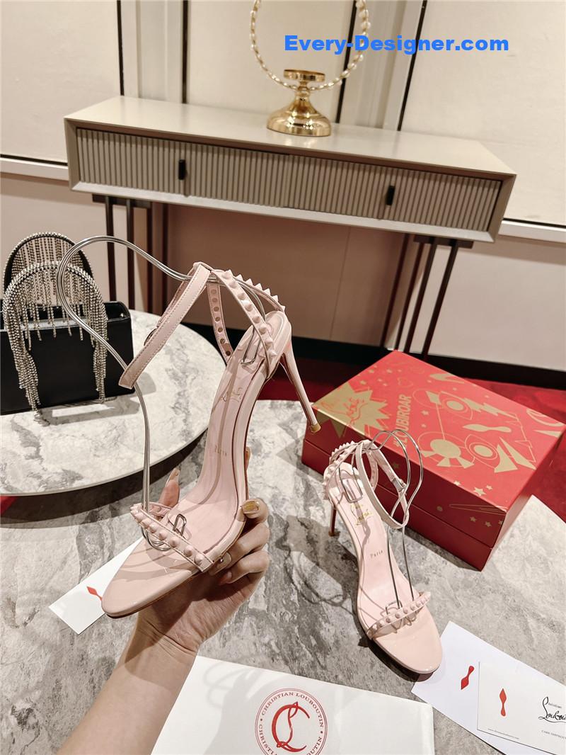 Chr1st1an louboutin spike strap sandals