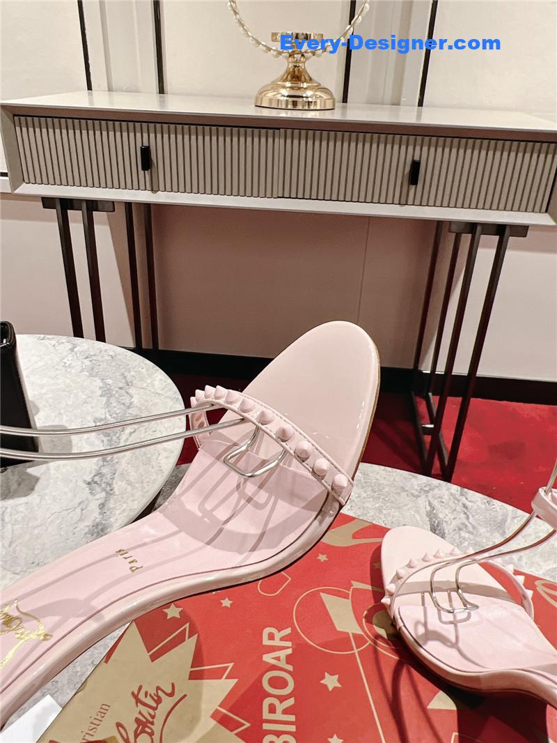 Chr1st1an louboutin spike strap sandals