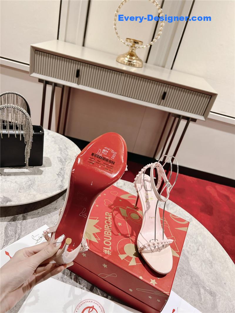Chr1st1an louboutin spike strap sandals