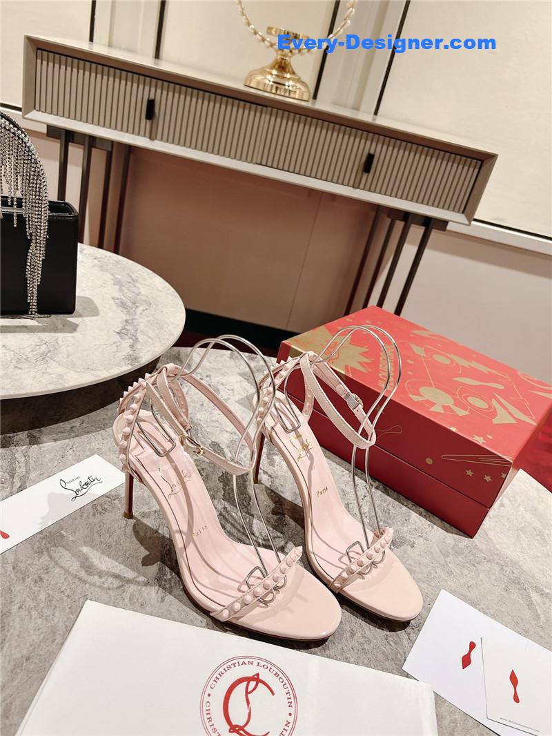 Chr1st1an louboutin spike strap sandals