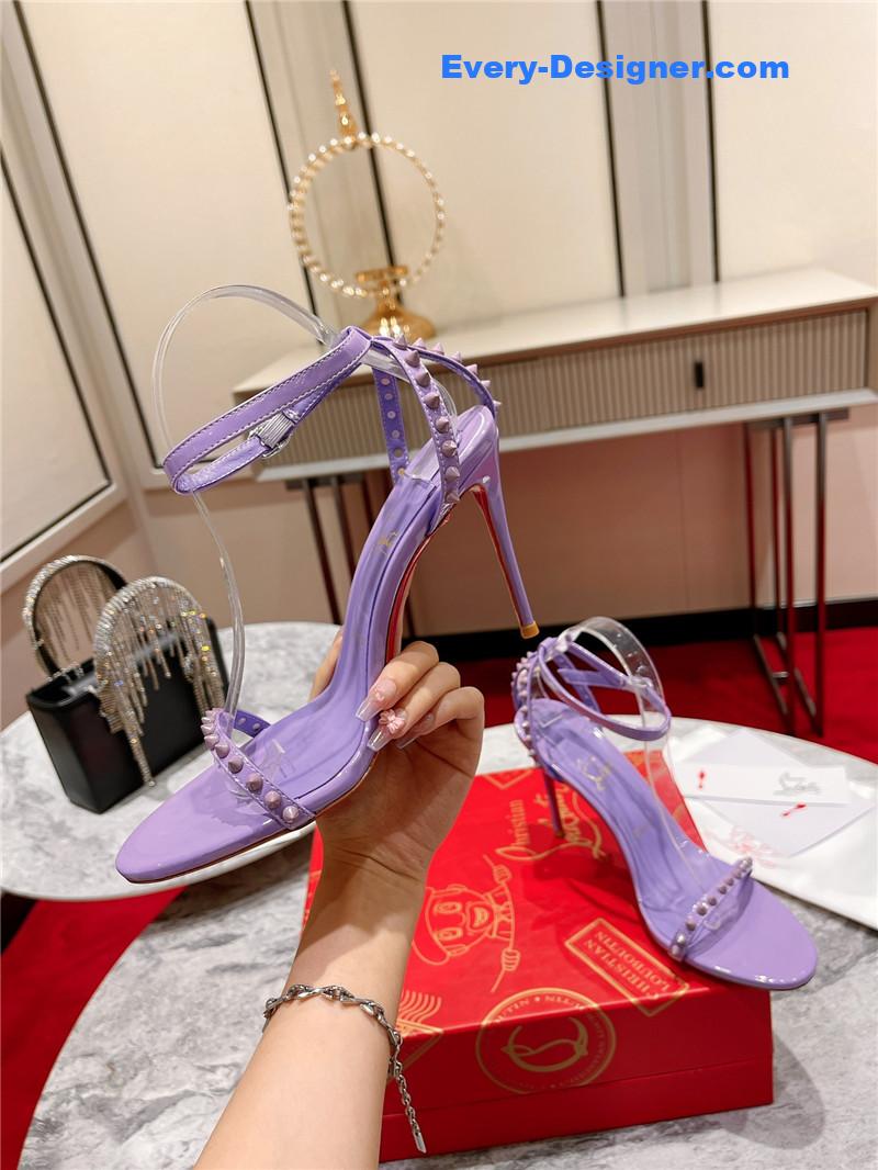 Chr1st1an louboutin spike strap sandals