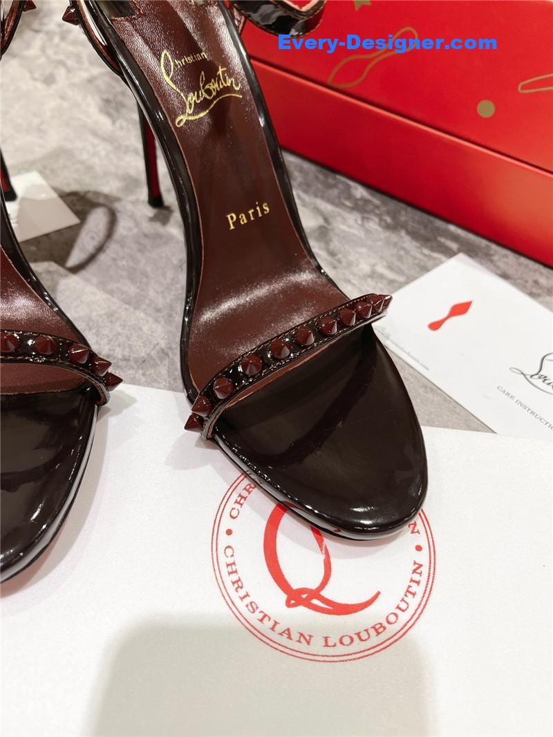 Chr1st1an louboutin spike strap sandals