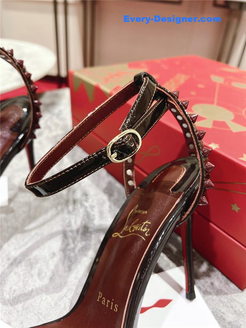 Chr1st1an louboutin spike strap sandals