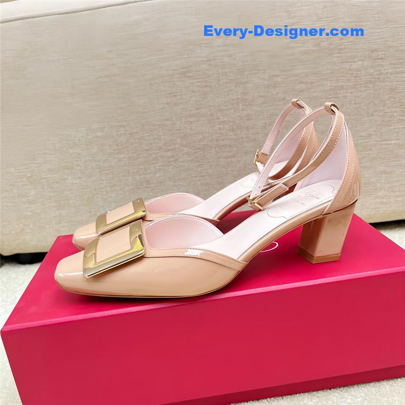 Roger vivier classic buckle strap sandals