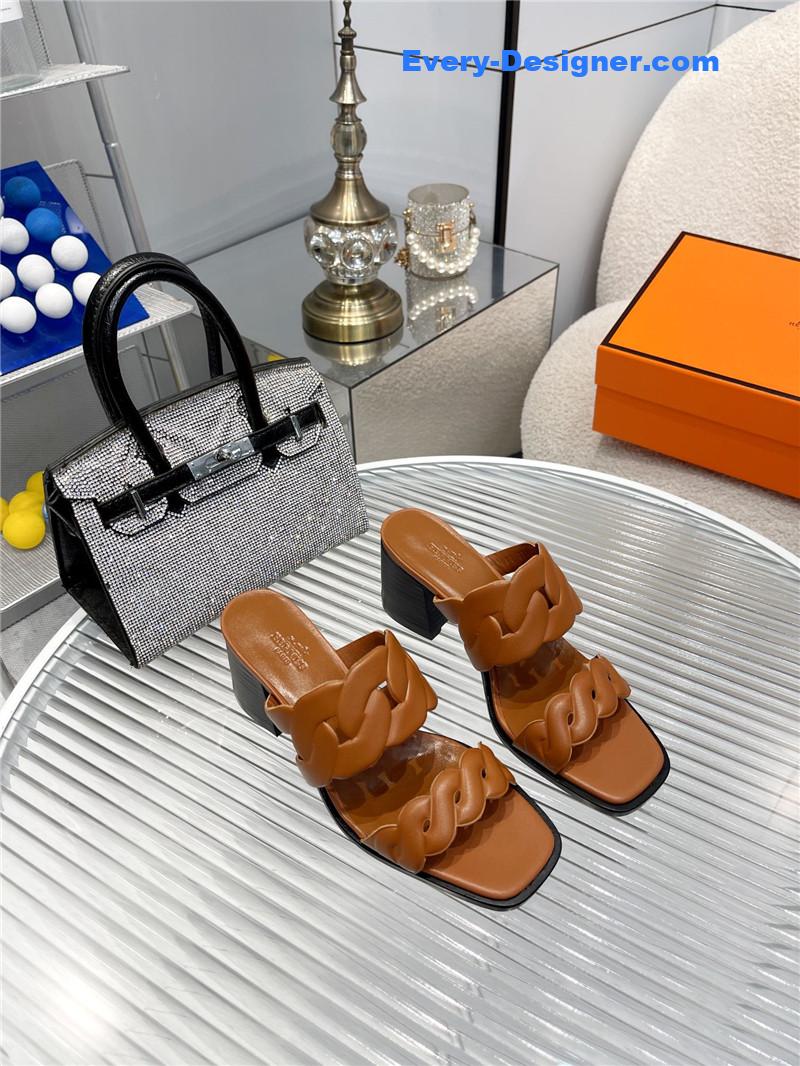 H**me5 pig nose high heel sandals