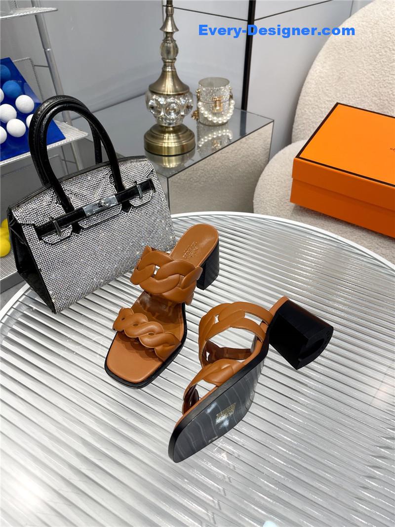 H**me5 pig nose high heel sandals