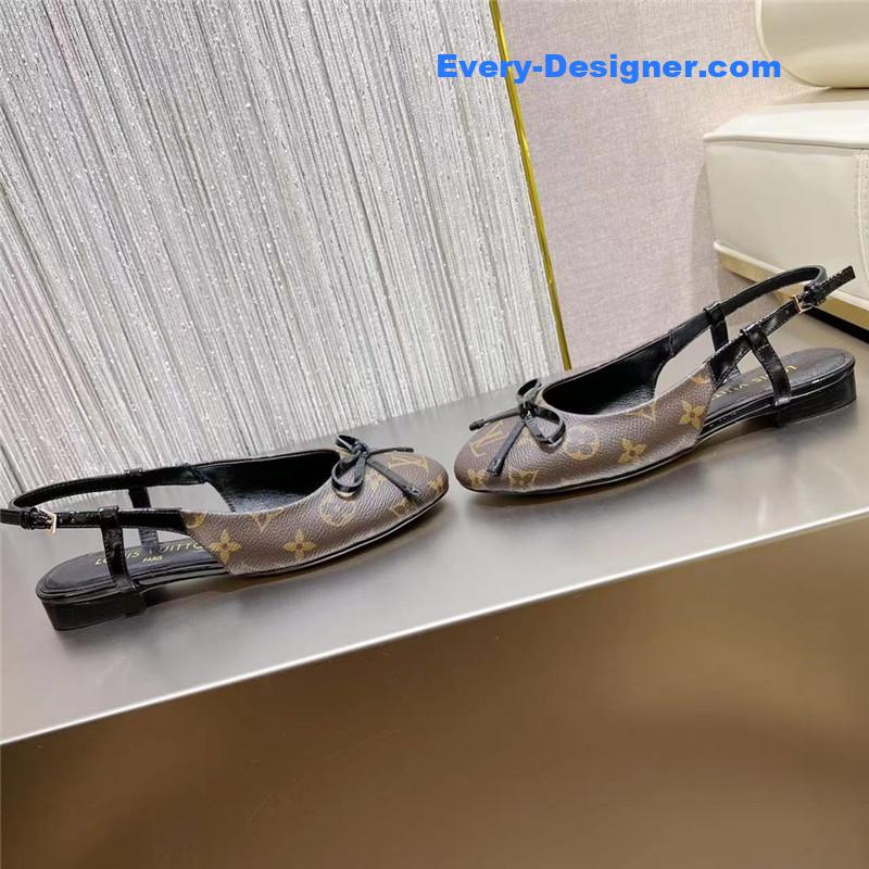 l0vis Vvtt0n nina flat slingback ballerina