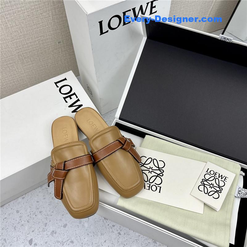 L0ew* hot new bow muller slippers