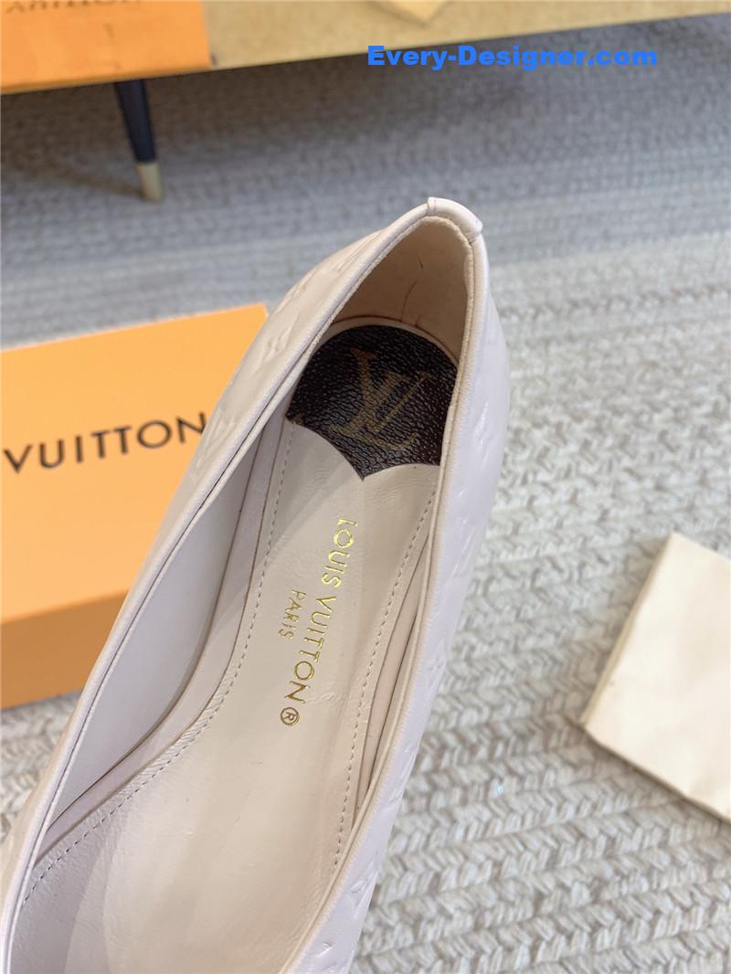 l0vis Vvtt0n lv nina flat bottom bowknot shoes