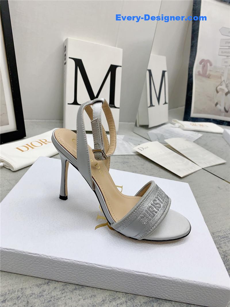 d10r fashion embroidered hot D1am0nd high-heeled sandals