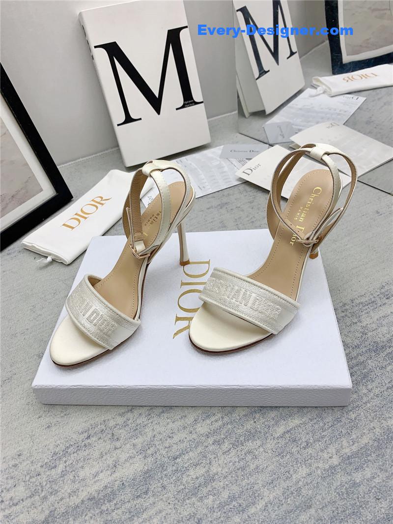 d10r fashion embroidered hot D1am0nd high-heeled sandals