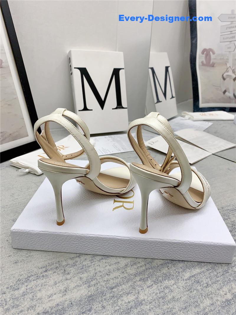 d10r fashion embroidered hot D1am0nd high-heeled sandals