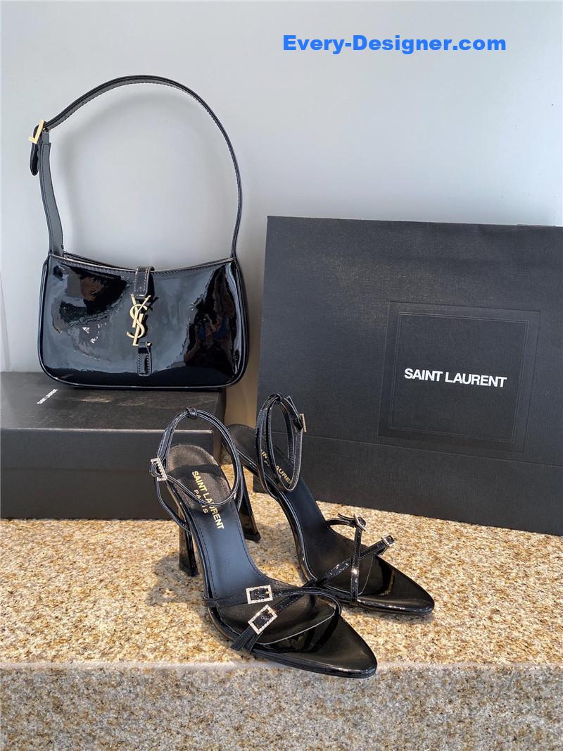 Y51 new rhinestone buckle high-heeled sandals