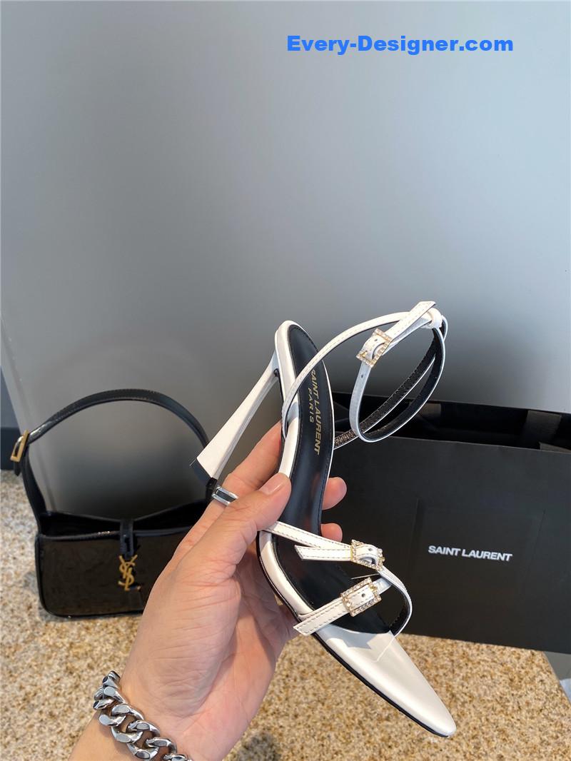 Y51 new rhinestone buckle high-heeled sandals