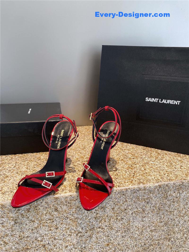 Y51 new rhinestone buckle high-heeled sandals