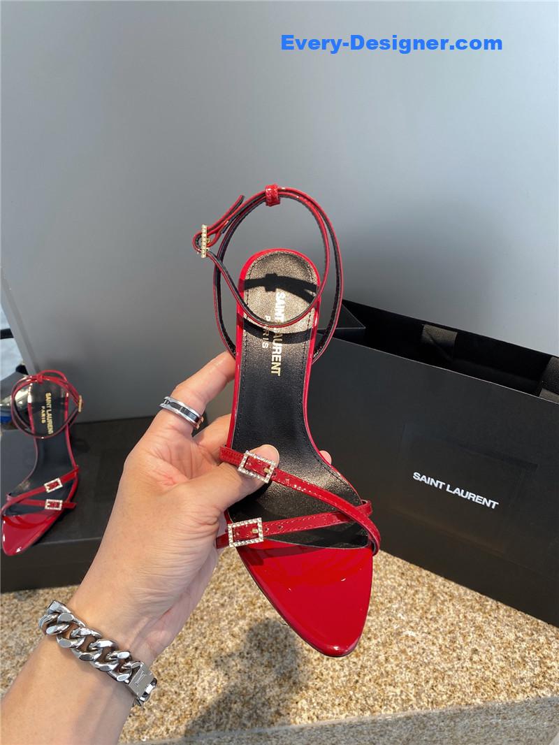 Y51 new rhinestone buckle high-heeled sandals