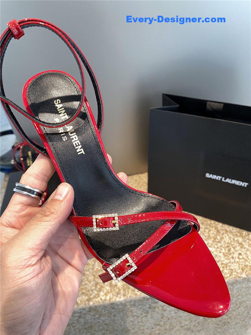 Y51 new rhinestone buckle high-heeled sandals