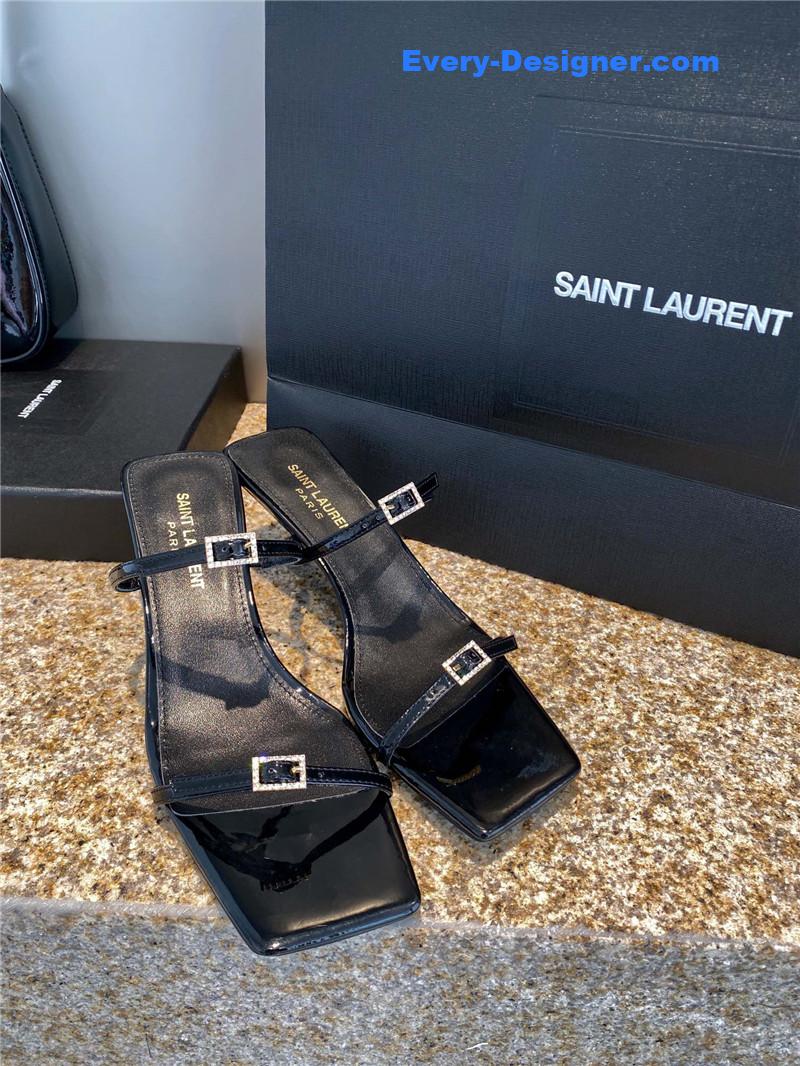 Y51 new rhinestone buckle high-heeled sandals