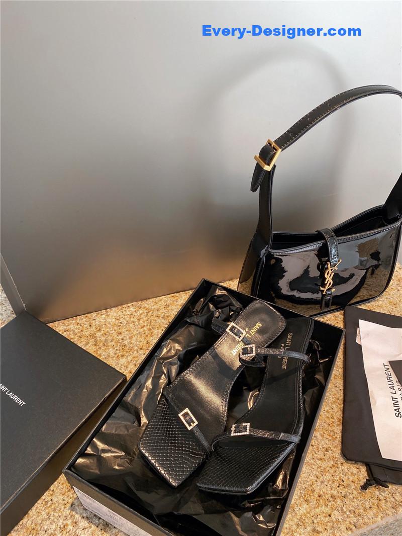 Y51 new rhinestone buckle high-heeled sandals