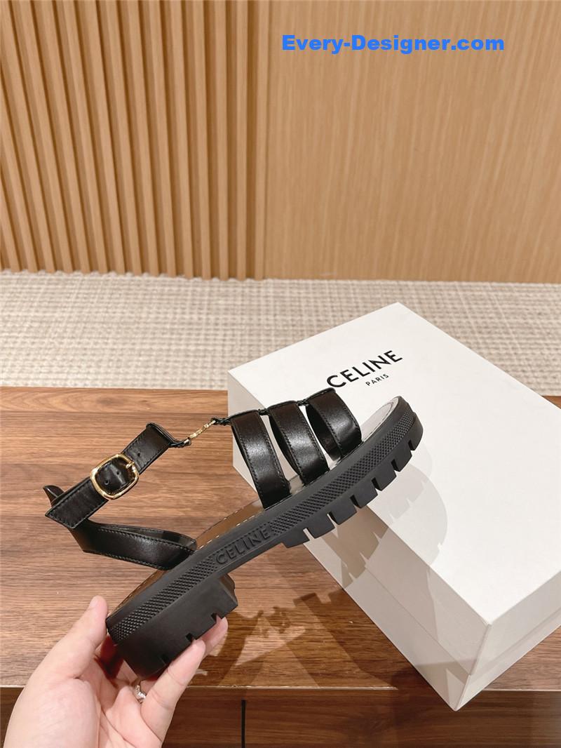 Ce1i*e arc de triomphe vintage roman platform sandals