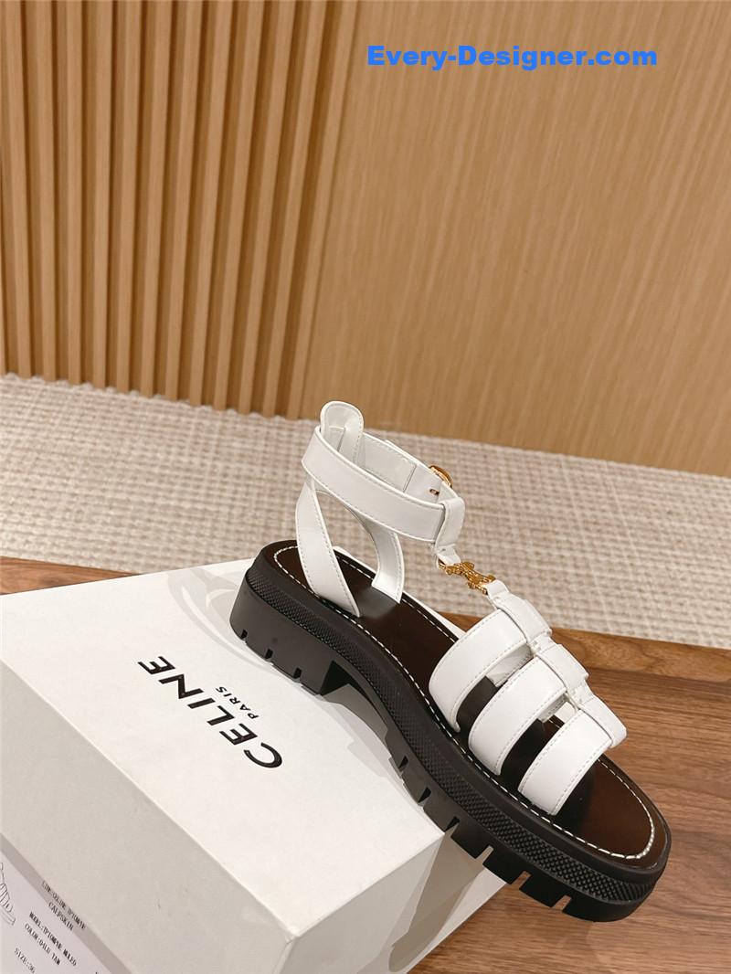 Ce1i*e arc de triomphe vintage roman platform sandals