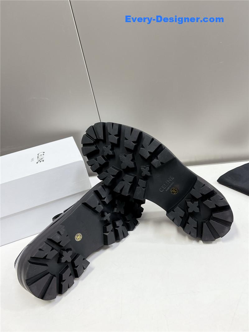 Ce1i*e spring and summer triumphal arch loafers