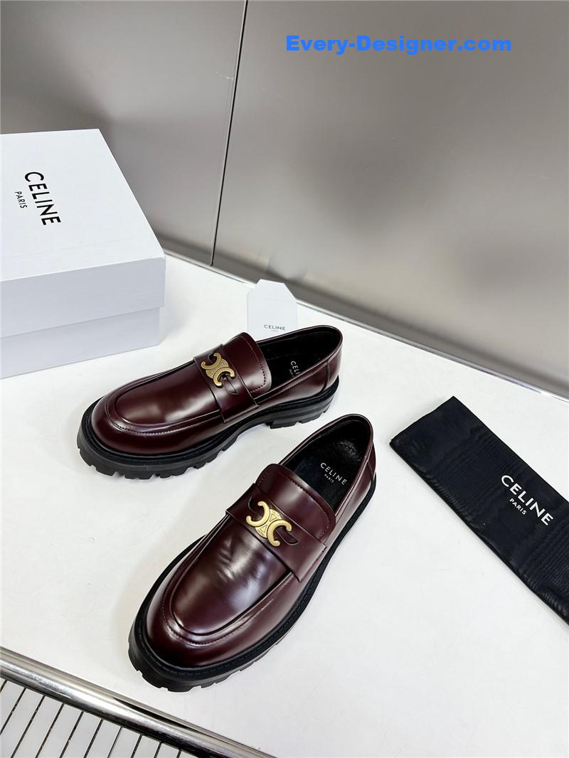 Ce1i*e spring and summer triumphal arch loafers