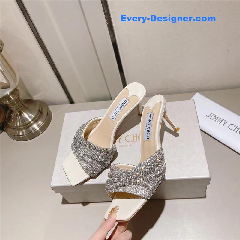 J1m*y Ch00 hand-drilled sandals