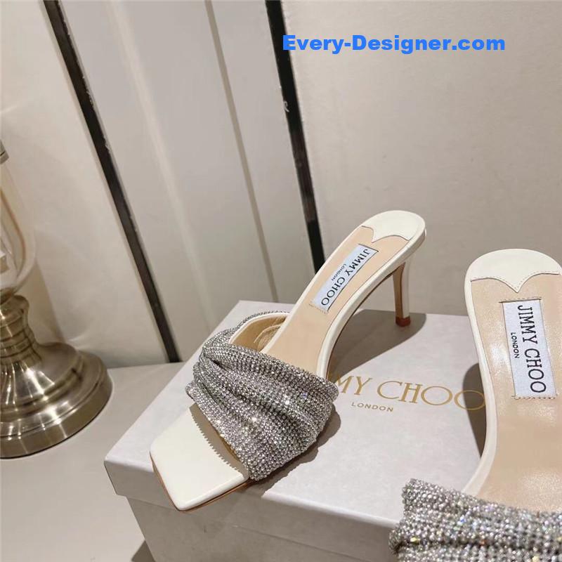 J1m*y Ch00 hand-drilled sandals