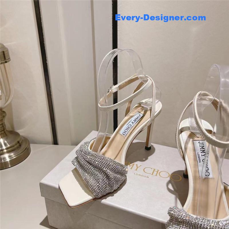 J1m*y Ch00 hand-drilled sandals