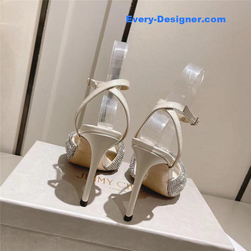 J1m*y Ch00 hand-drilled sandals