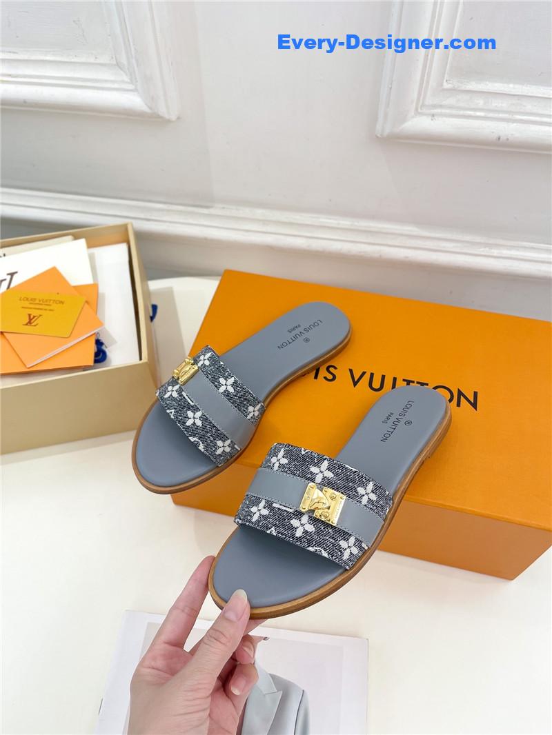 l0vis Vvtt0n lv metal buckle slippers