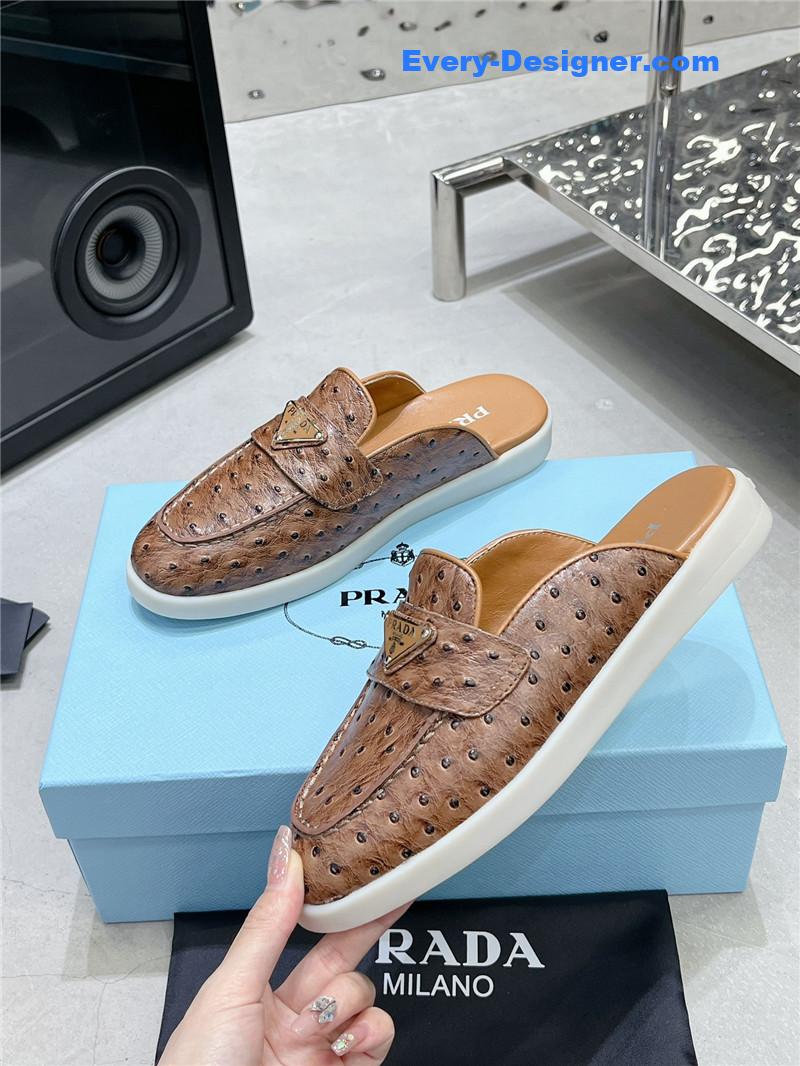 Pra*a new loafers half slippers