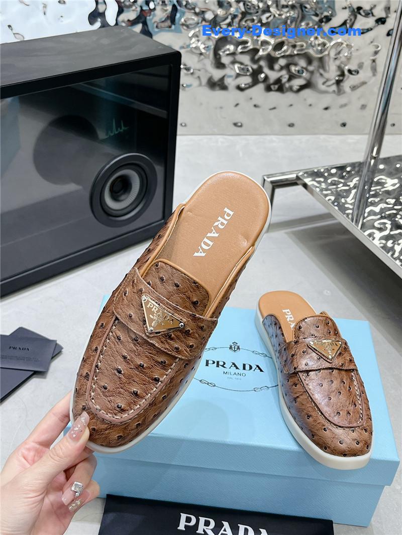 Pra*a new loafers half slippers