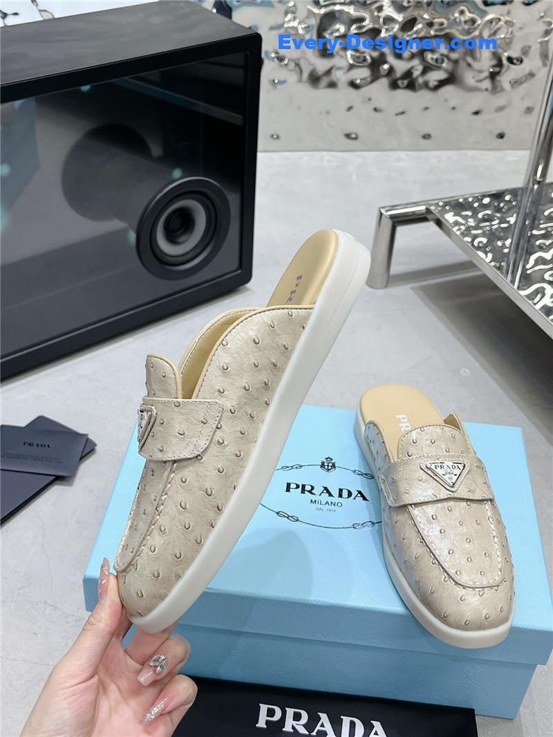 Pra*a new loafers half slippers