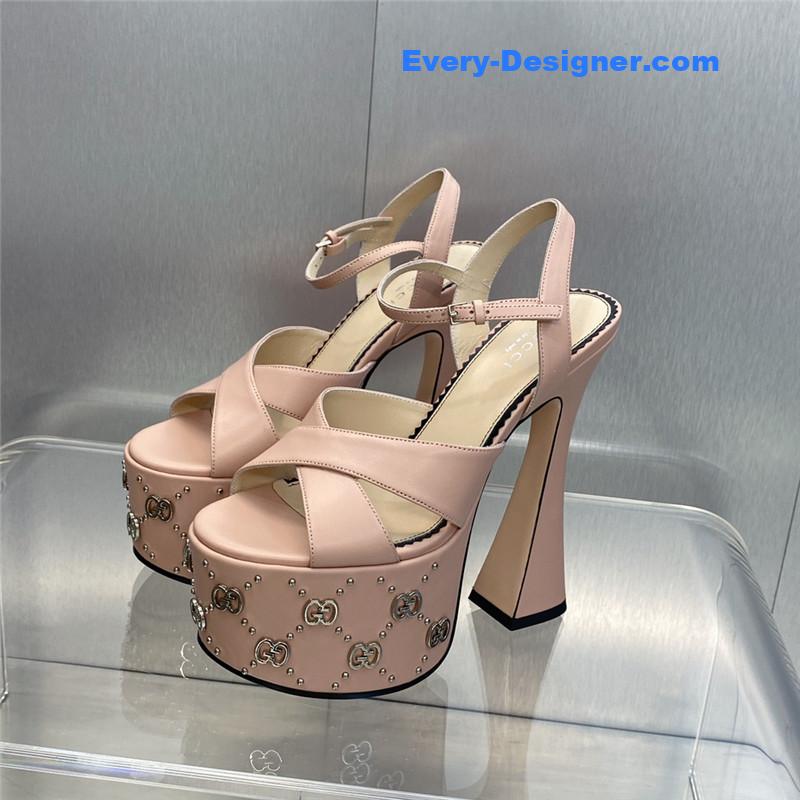 Gvc*1 new high-heeled round toe candy-colored women’s shoes