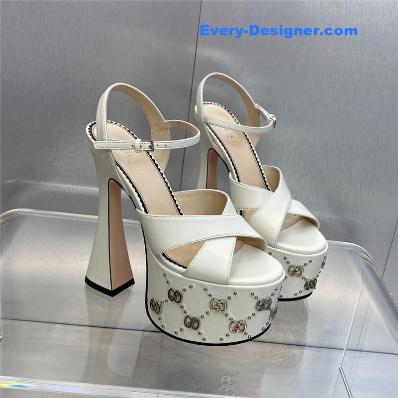 Gvc*1 new high-heeled round toe candy-colored women’s shoes