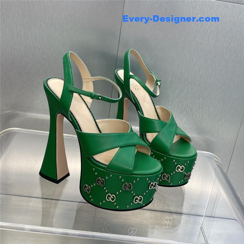 Gvc*1 new high-heeled round toe candy-colored women’s shoes