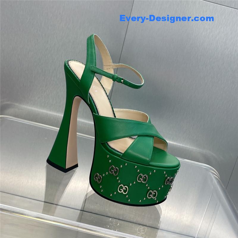 Gvc*1 new high-heeled round toe candy-colored women’s shoes