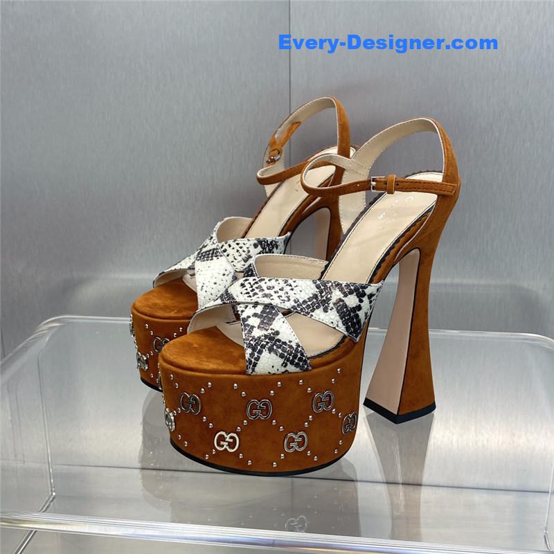 Gvc*1 new high-heeled round toe candy-colored women’s shoes