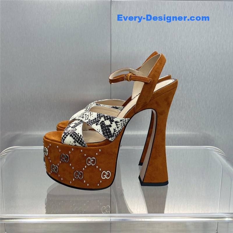 Gvc*1 new high-heeled round toe candy-colored women’s shoes