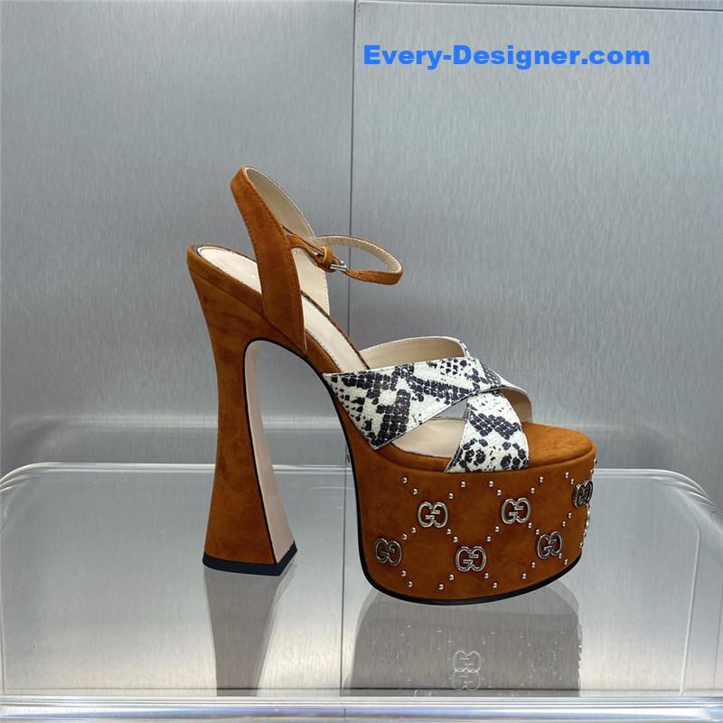 Gvc*1 new high-heeled round toe candy-colored women’s shoes