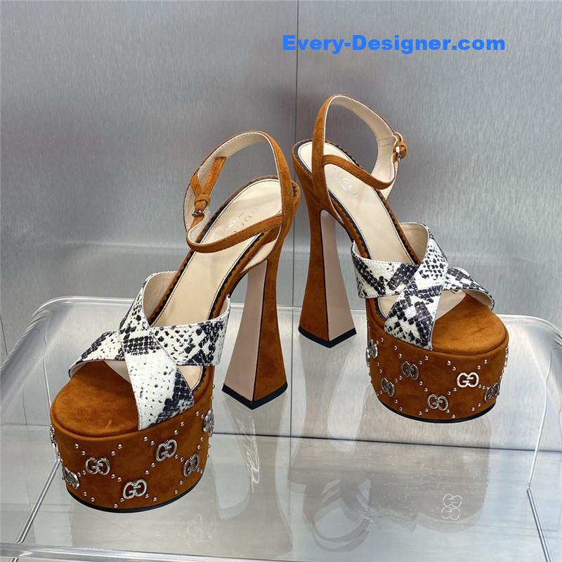 Gvc*1 new high-heeled round toe candy-colored women’s shoes