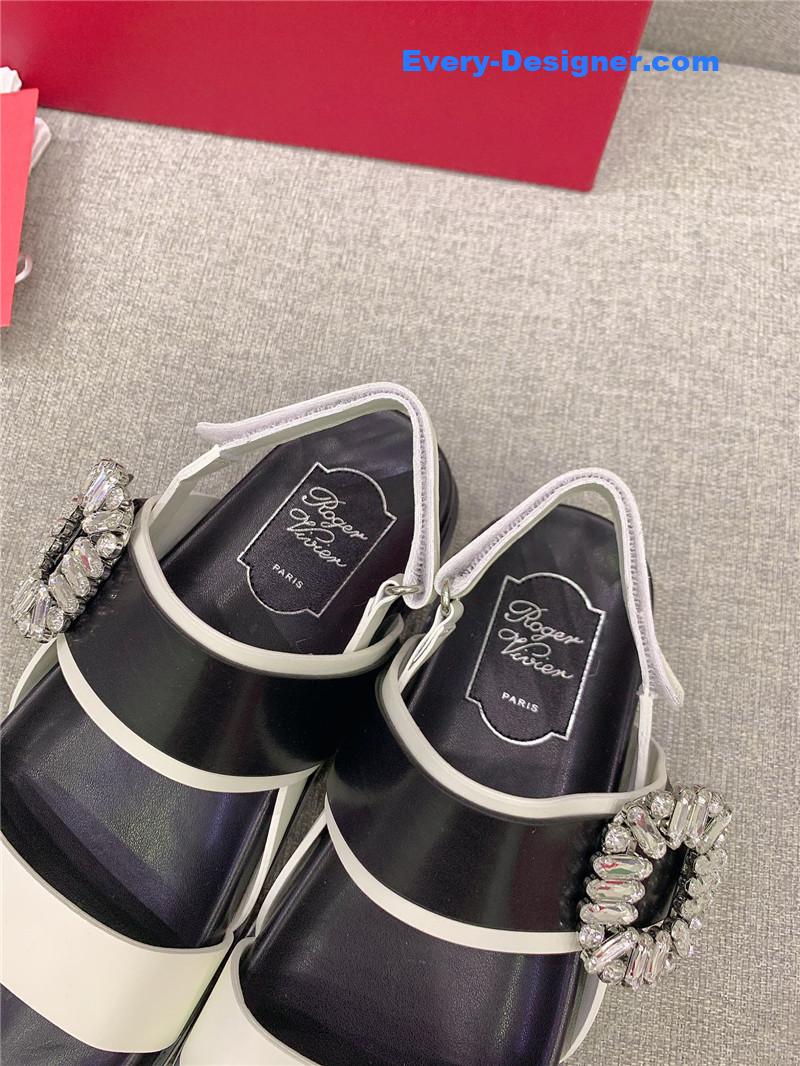 Roger vivier Velcro mule slides