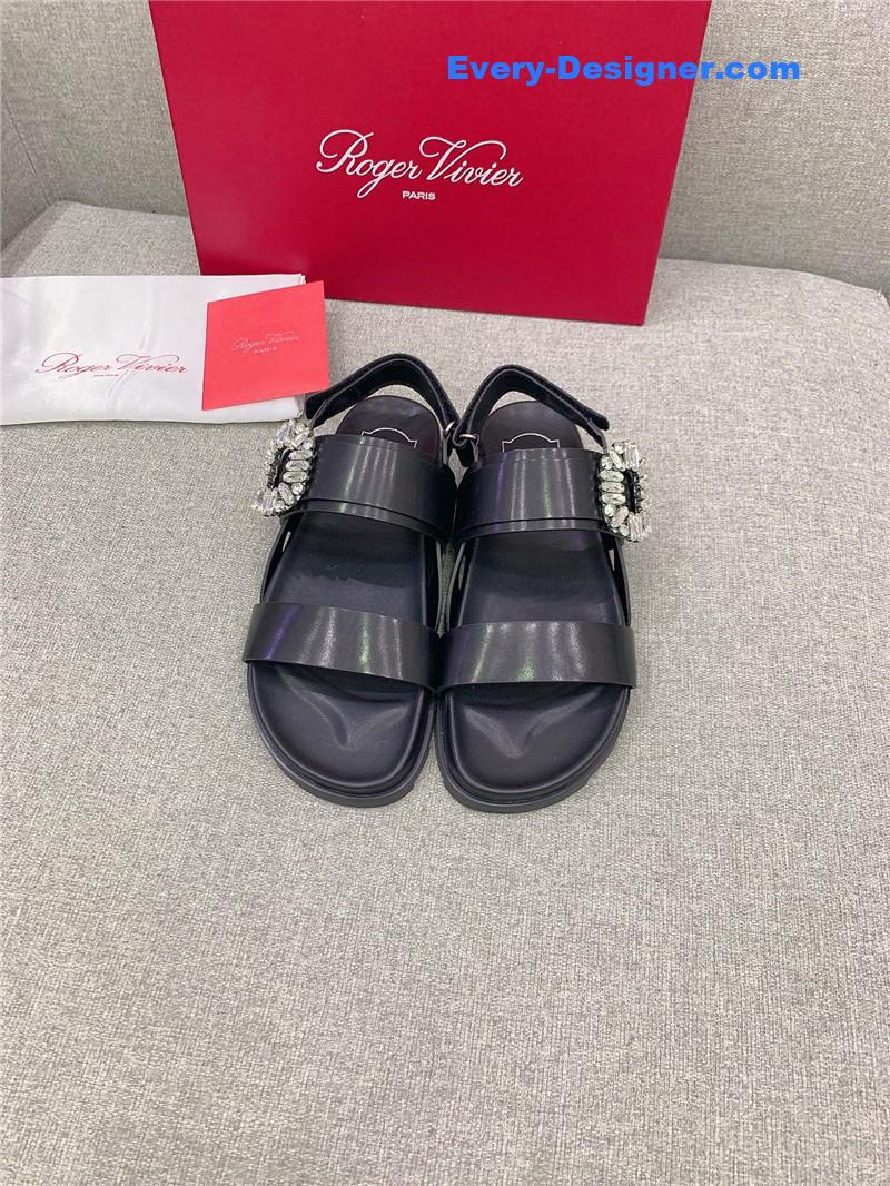 Roger vivier Velcro mule slides