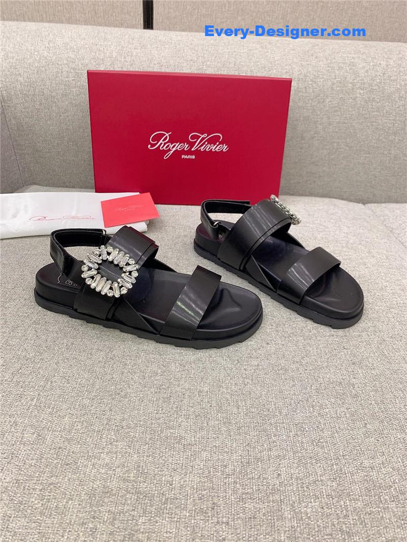 Roger vivier Velcro mule slides