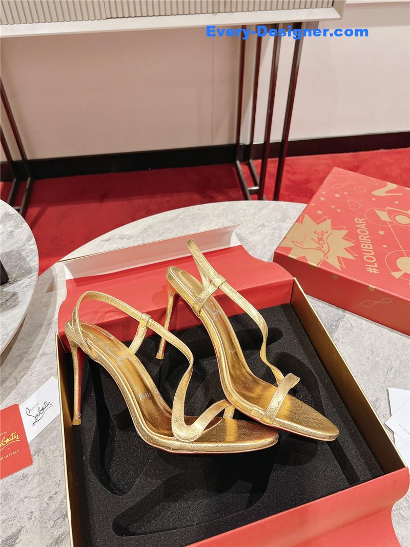 Chr1st1an louboutin s sandals with light panels