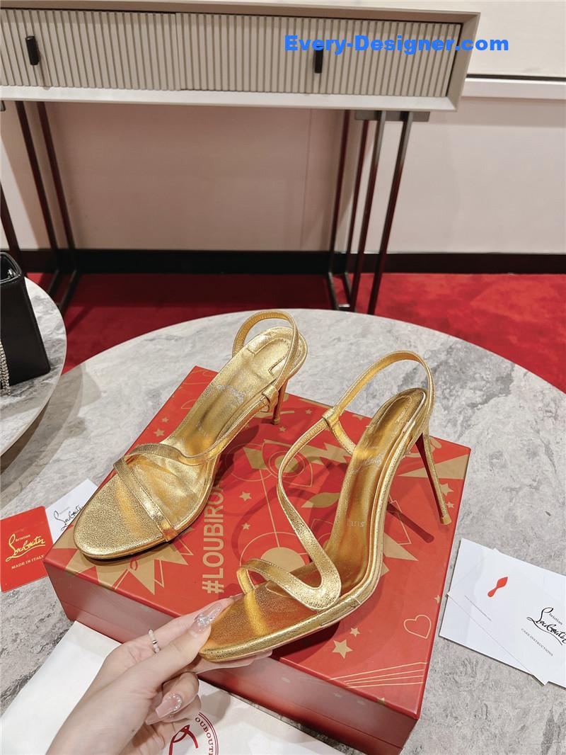 Chr1st1an louboutin s sandals with light panels