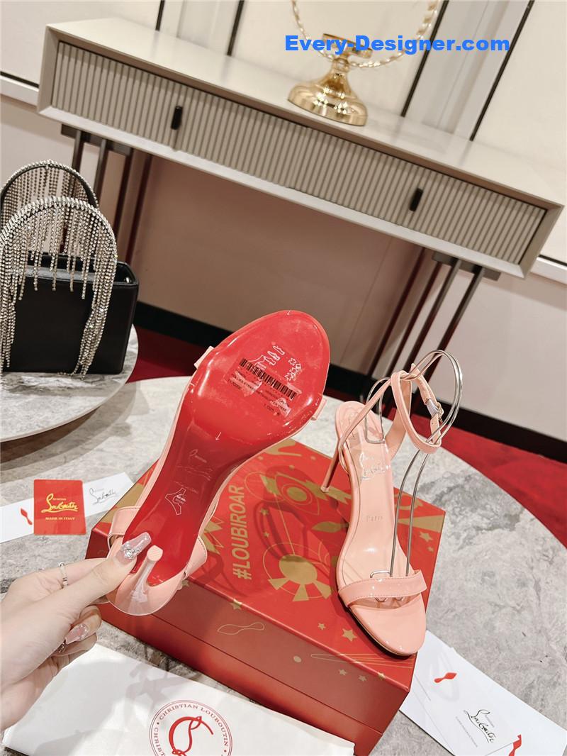 Chr1st1an louboutin s sandals with light panels