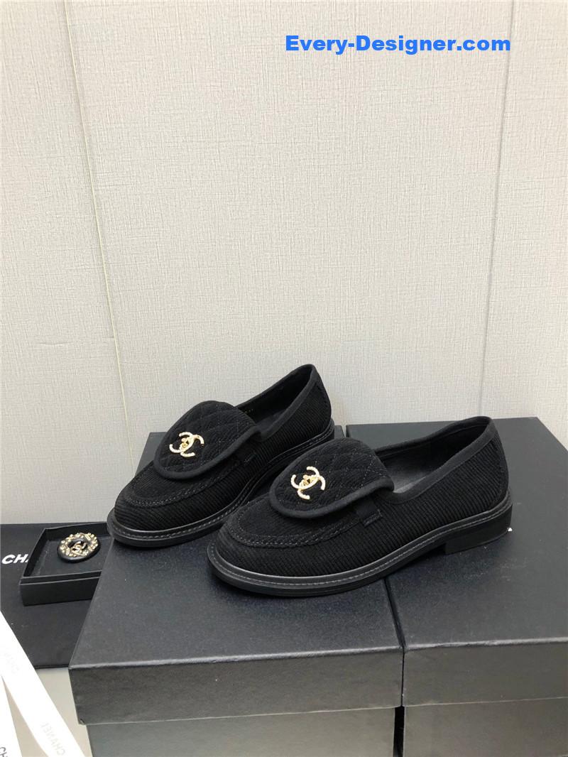CC ankle Velcro logo color block shoes